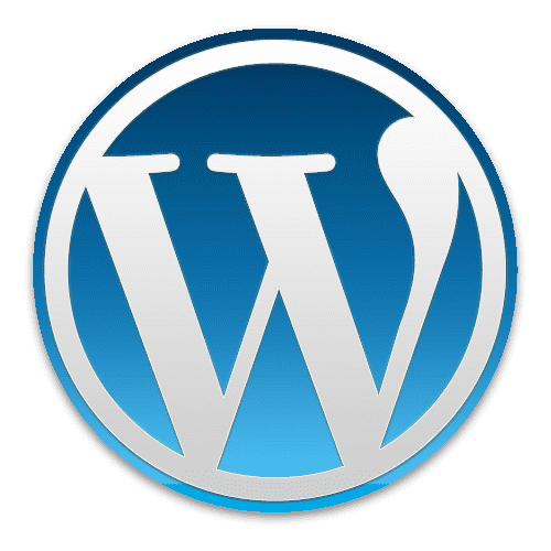 Blue WordPress Logo